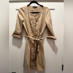 Brooks Brothers Tan Belted Dress